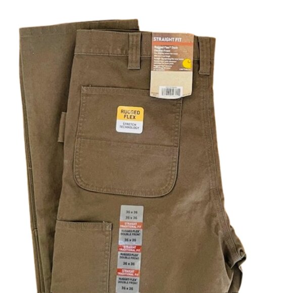 Carhartt Rugged Flex® Straight Fit Duck Double-Front Utility Pants 36 Tall NWT - Picture 11 of 11